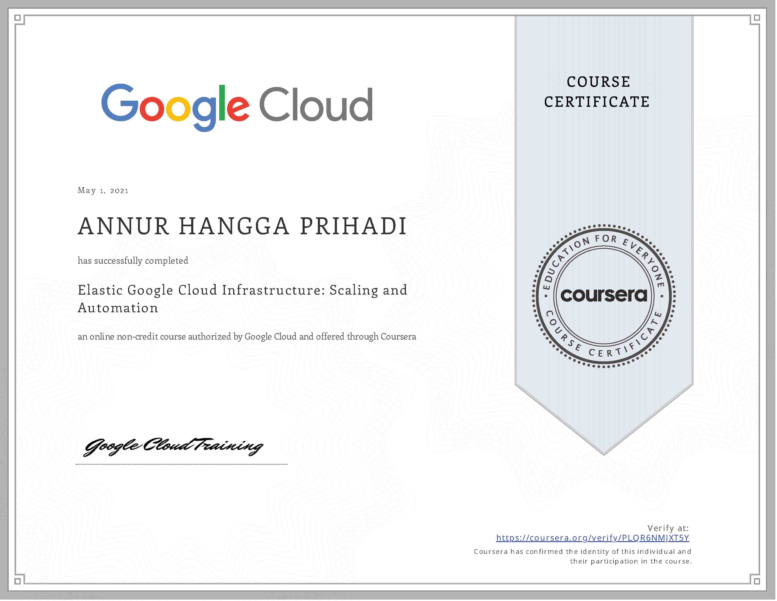 Elastic Google Cloud Infrastructure: Scaling and Automation